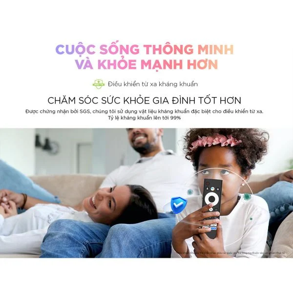Google Tivi Coocaa 65Y72 4K 65 inch - Quốc Tế - Hãng chính hãng