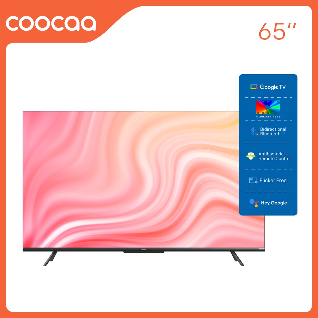 Google Tivi Coocaa 65Y72 4K 65 inch - Quốc Tế - Hãng chính hãng