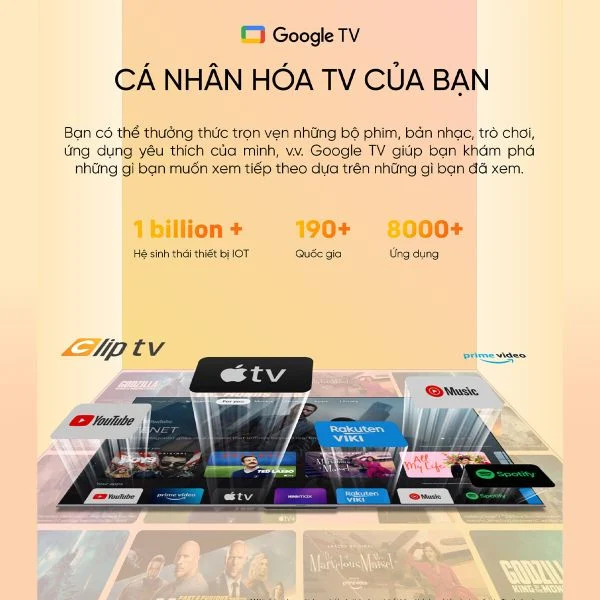 Google Tivi Coocaa 70C9 4K 70 inch - Quốc Tế - Hàng Chính Hãng