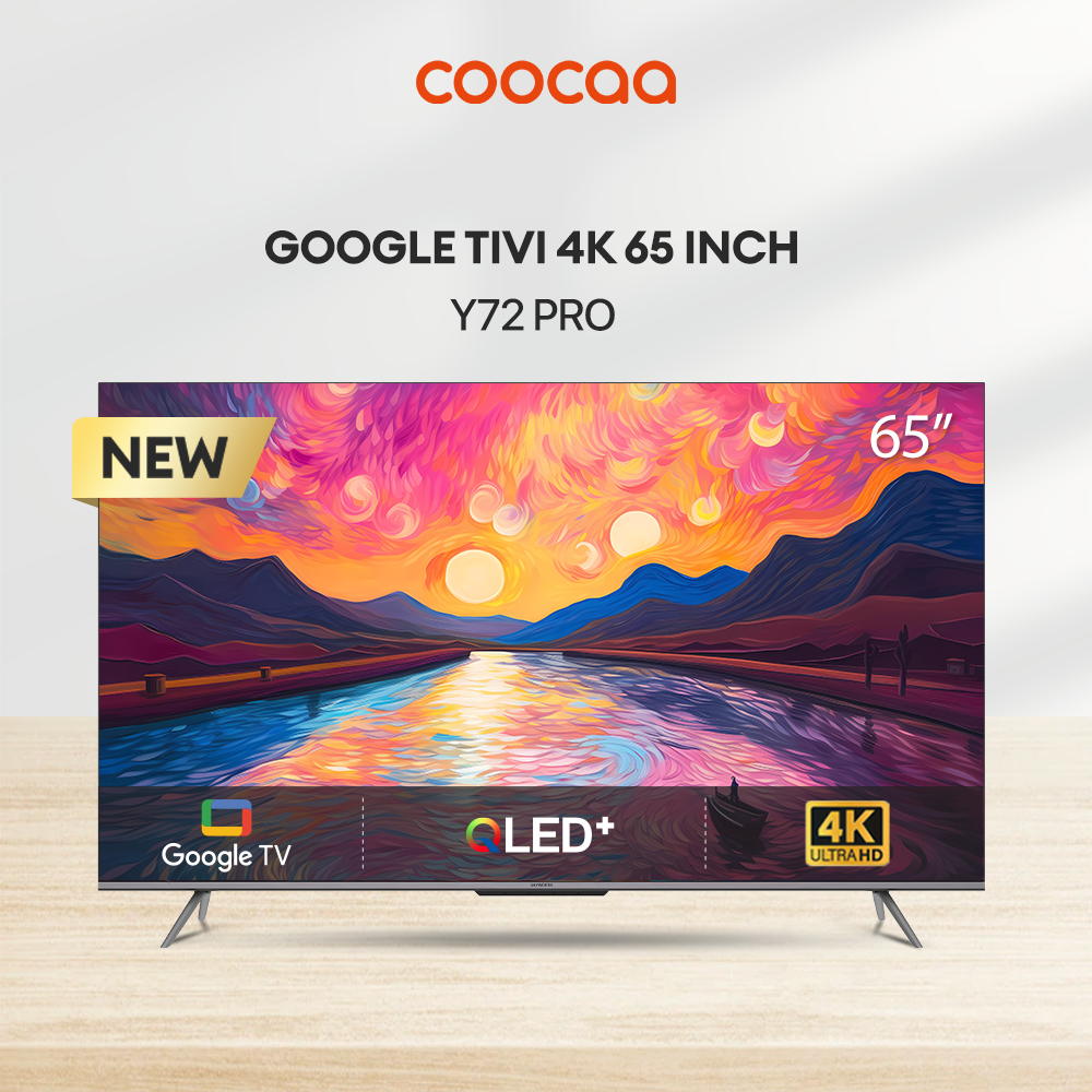 Google Tivi Coocaa 65Y72 Pro 4K QLED 65 inch - Quốc Tế - Hàng Chính Hãng Google Tivi Coocaa 65Y72 Pro 4K QLED 65 inch - Quốc Tế - Hàng Chính Hãng
