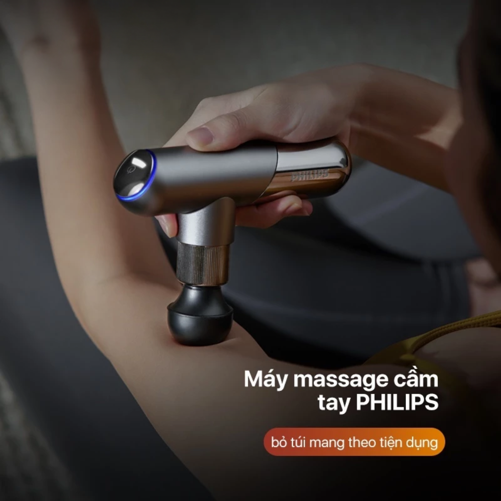 Máy massage cầm tay mini PHILIPS PPM7501 - chính hãng Máy massage cầm tay mini PHILIPS PPM7501 - chính hãng - Ảnh 7