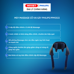 Đặc điểm máy massage cổ vai gáy PHILIPS PPM3522
