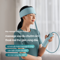 Máy massage đầu PHILIPS PPM1321 - chính hãng Máy massage đầu PHILIPS PPM1321 chườm ấm thư giãn