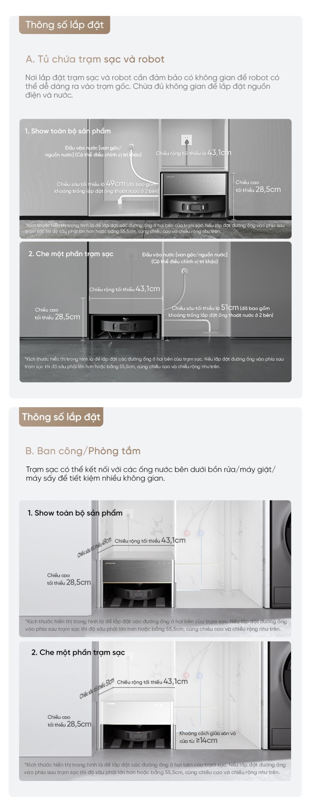 Robot hút bụi lau nhà Dreame X30 Master