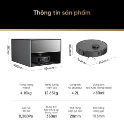 Robot hút bụi lau nhà Dreame X30 Master