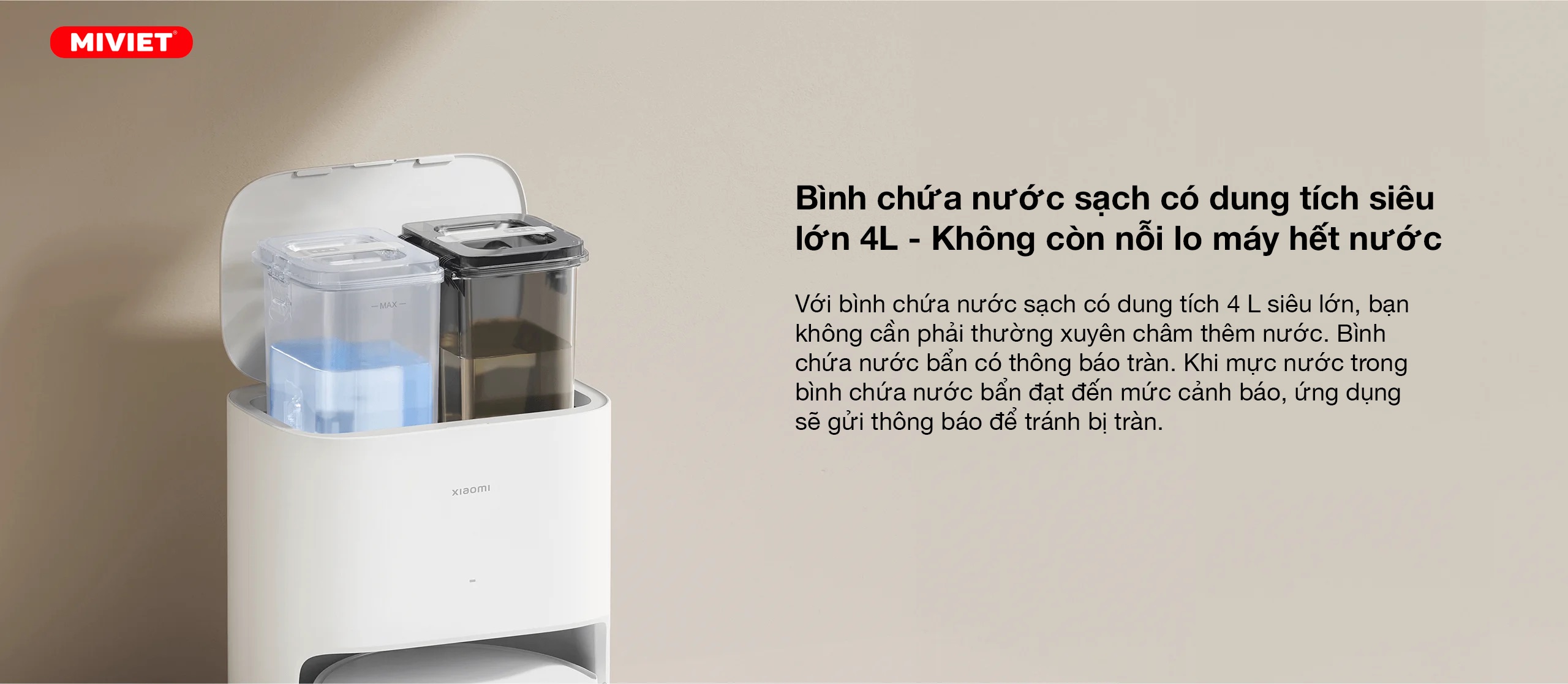 Robot hút bụi lau nhà Xiaomi Vacuum X20 2024 - Bản quốc tế - Chính hãng