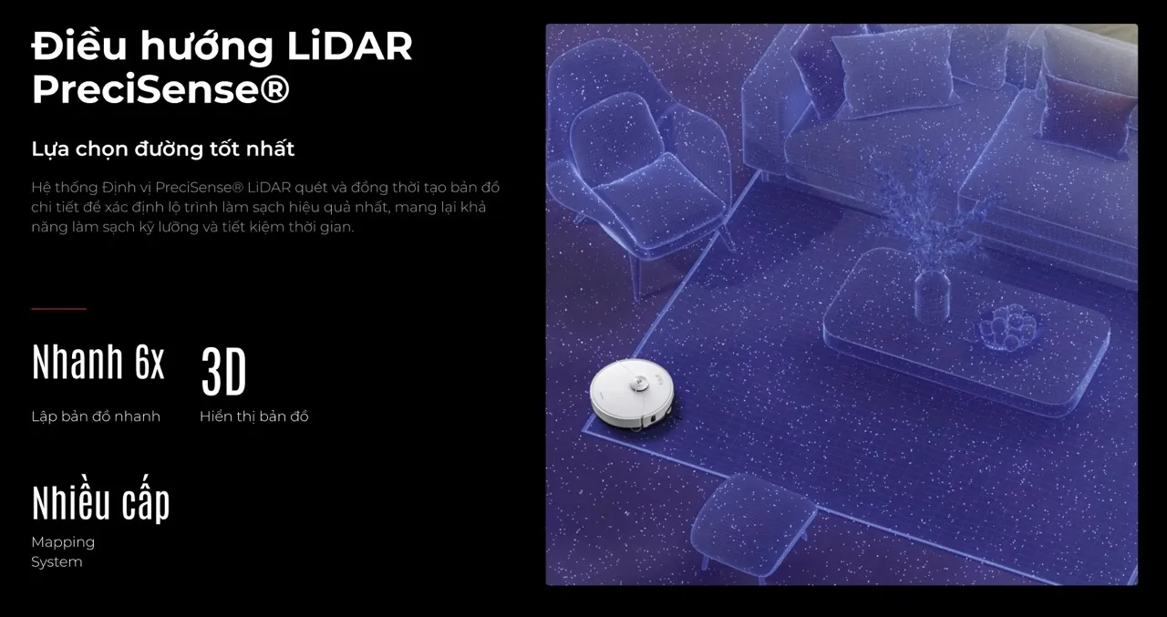 Robot lau nhà hút bụi Roborock S8 MaxV Ultra - Bản quốc tế - Chính hãng (Trắng/ Đen)