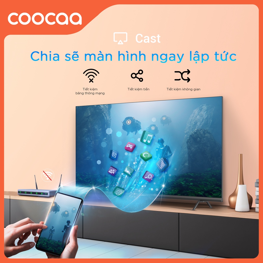 Smart Tivi Coocaa 43S3U Full HD 43 inch - Quốc Tế - Hàng Chính Hãng Smart Tivi Coocaa 43S3U Full HD 43 inch - Quốc Tế - Hàng Chính Hãng - Ảnh 4