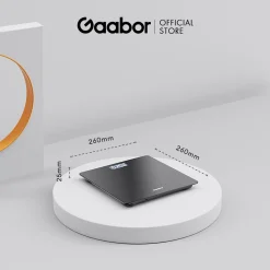 Kích thước cân điện tử Gaabor GWS-M01A