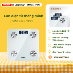 Cân điện tử sức khỏe thông minh Gaabor GWS-M02A chính hãng
