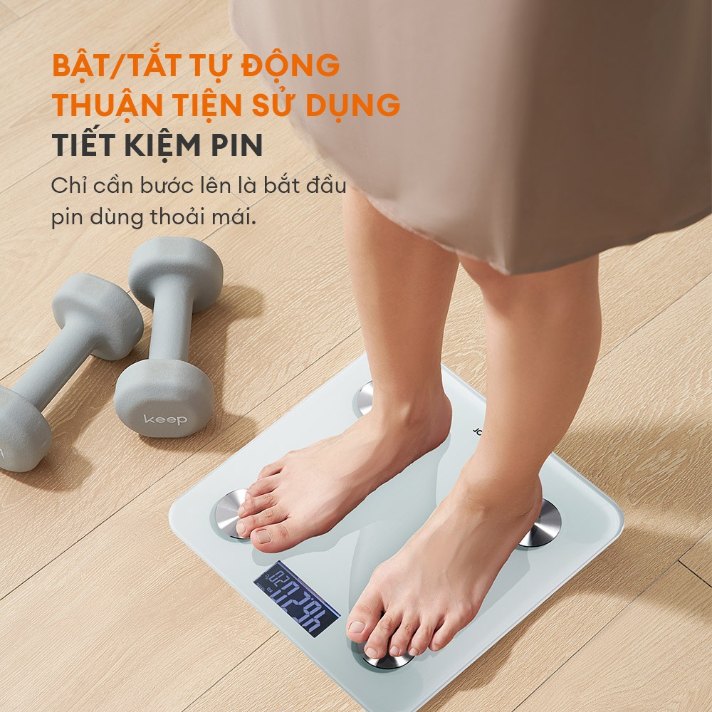 Cân điện tử sức khỏe thông minh Gaabor GWS-M02A Cân điện tử sức khỏe thông minh Gaabor GWS-M02A tự động bật tắt