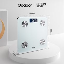 Cân điện tử sức khỏe thông minh Gaabor GWS-M02A Kích thước cân điện tử sức khỏe thông minh Gaabor GWS-M02A