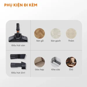 Phụ kiện máy hút bụi có dây Gaabor VCW16M-BK01A