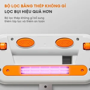 Máy hút bụi diệt khuẩn UV Gaabor VCD10M-WH02 bộ lọc bằng thép không gỉ