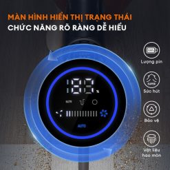 Máy hút bụi không dây Gaabor GVCL-D10AMax Máy hút bụi không dây Gaabor GVCL-D10AMax màn hình LED