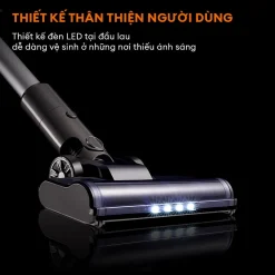 Máy hút bụi không dây Gaabor VCL10E-BK01A Máy hút bụi không dây Gaabor VCL10E-BK01A có đèn LED