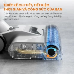 Thiết kế chi tiết máy hút bụi lau nhà Gaabor VCF8T-WH01A