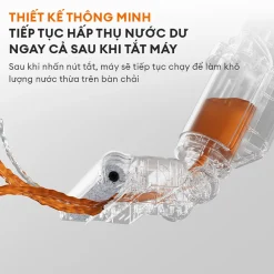 Máy hút bụi lau nhà Gaabor VCF8T-WH01A thiết kế thông minh