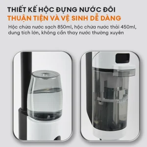 Máy hút bụi lau nhà Gaabor VCF8T-WH01A hộc đựng nước đôi