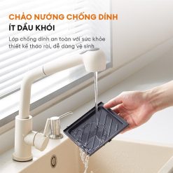 Máy kẹp sandwich SM60M-WH01A công suất 600W Máy kẹp sandwich SM60M-WH01A chảo chống dính