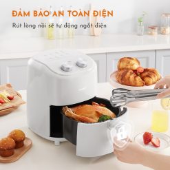 Nồi chiên không dầu Gaabor GA-M4A01 dung tích 4.5L nồi chiên không dầu Gaabor GA-M4A01 tự động ngắt điện