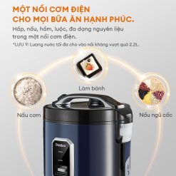 Nồi cơm điện nắp gài Gaabor RC50M-BE01A đa năng