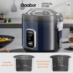 Nồi cơm điện nắp gài Gaabor RC50M-BE01A dung tích sử dụng 1.8L