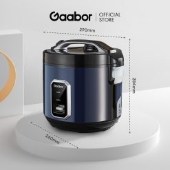 Kích thước nồi cơm điện nắp gài Gaabor RC50M-BE01A