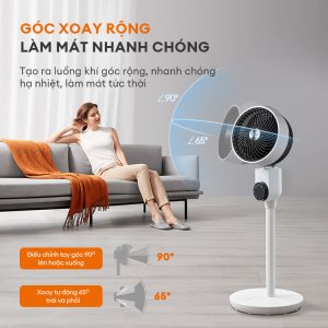 Quạt tuần hoàn không khí Gaabor GFD-N240A góc xoay rộng