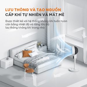 Quạt Gaabor GFD-N240A tạo nguồn cấp khí tự nhiên
