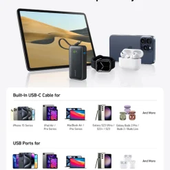 Sạc dự phòng Anker Nano 10000mAh A1259 cho iphone ipad samsung android