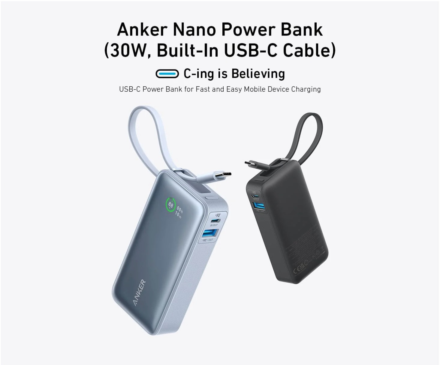 Sạc dự phòng Anker Nano 10000mAh A1259 30W
