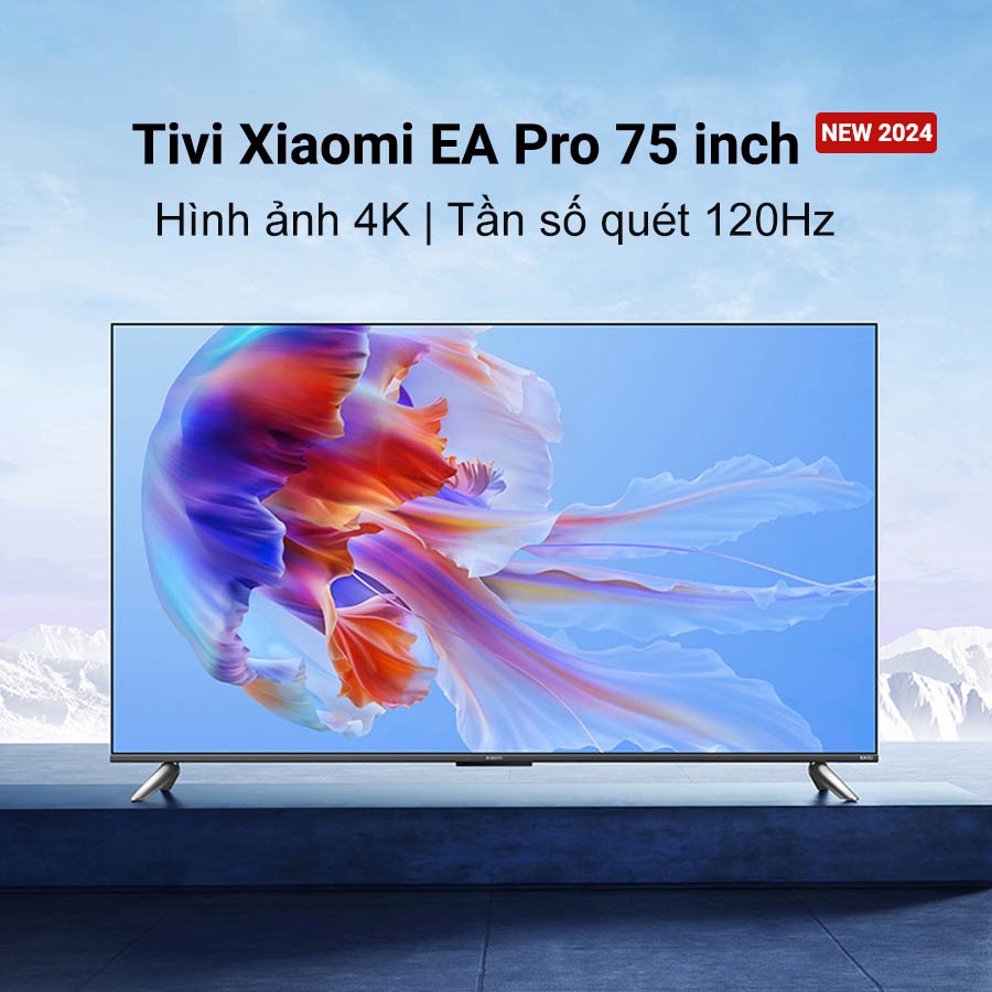 Smart Tivi Xiaomi EA Pro 75 inch 4K - Trải nghiệm mượt mà - Bản nội địa