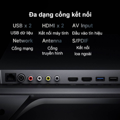 Smart Tivi Xiaomi EA Pro 65 inch 4K – Bản nội địa - Chính hãng Cổng kết nối Tivi Xiaomi EA Pro 65 inch 4K