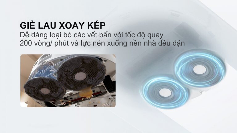 Hệ thống lau xoay kép