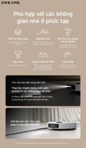 Robot hút bụi lau nhà Dreame L30s Ultra - Bản quốc tế - Chính hãng Lập bản đồ chi tiết lộ trình làm sạch tối ưu