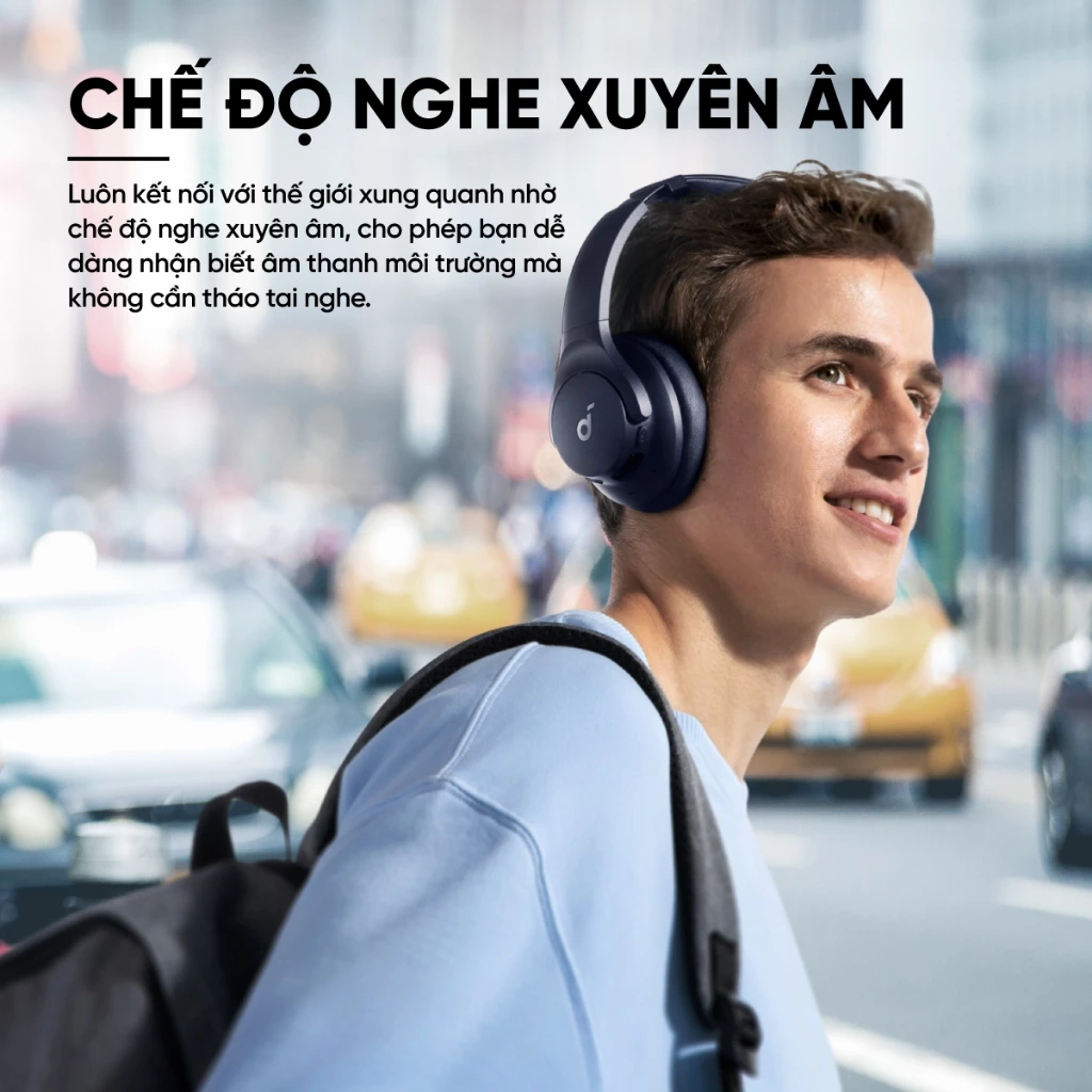 Tai nghe không dây chụp tai Anker Soundcore Q20i - Chính Hãng Tai nghe không dây chụp tai Anker Soundcore Q20i - Chính Hãng