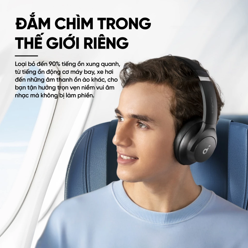 Tai nghe không dây chụp tai Anker Soundcore Q20i - Chính Hãng Tai nghe không dây chụp tai Anker Soundcore Q20i - Chính Hãng