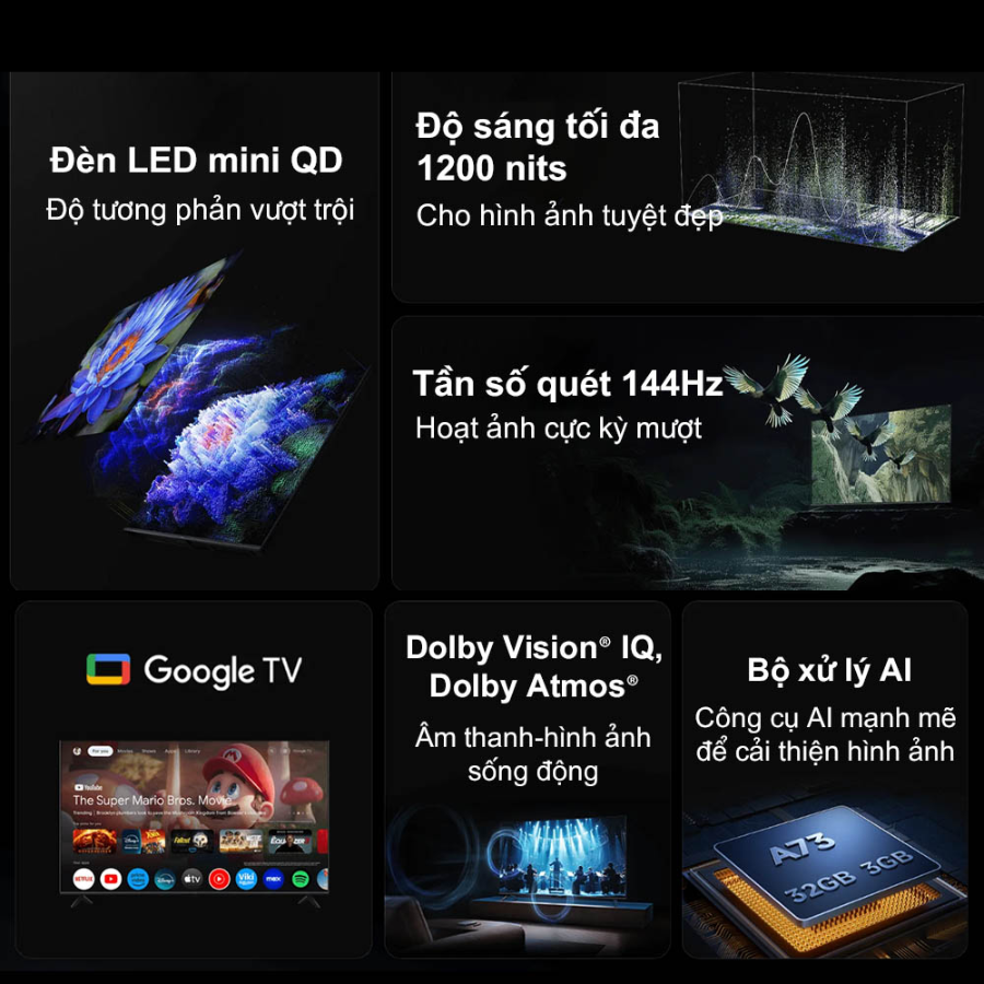 Mua Tivi Xiaomi S Mini LED 55 inch chính hãng tại Minh Việt