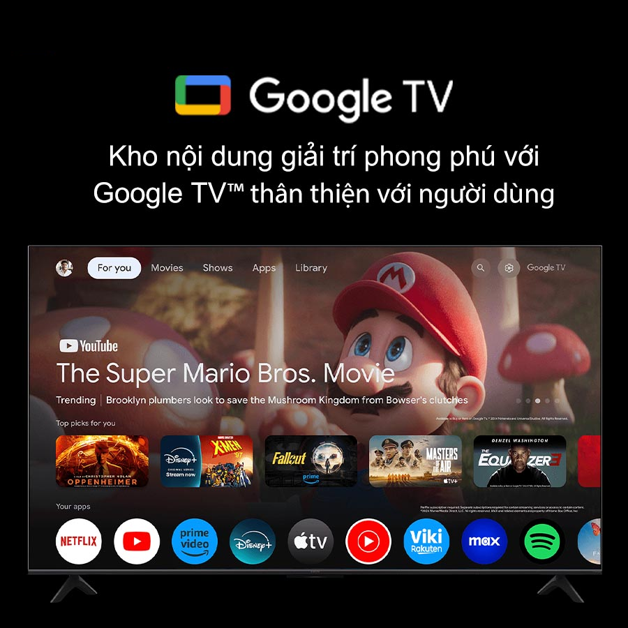 Tivi Xiaomi S Mini LED 65 inch 2025 - Bản Quốc Tế - Chính hãng Giải trí đỉnh cao với Google TV