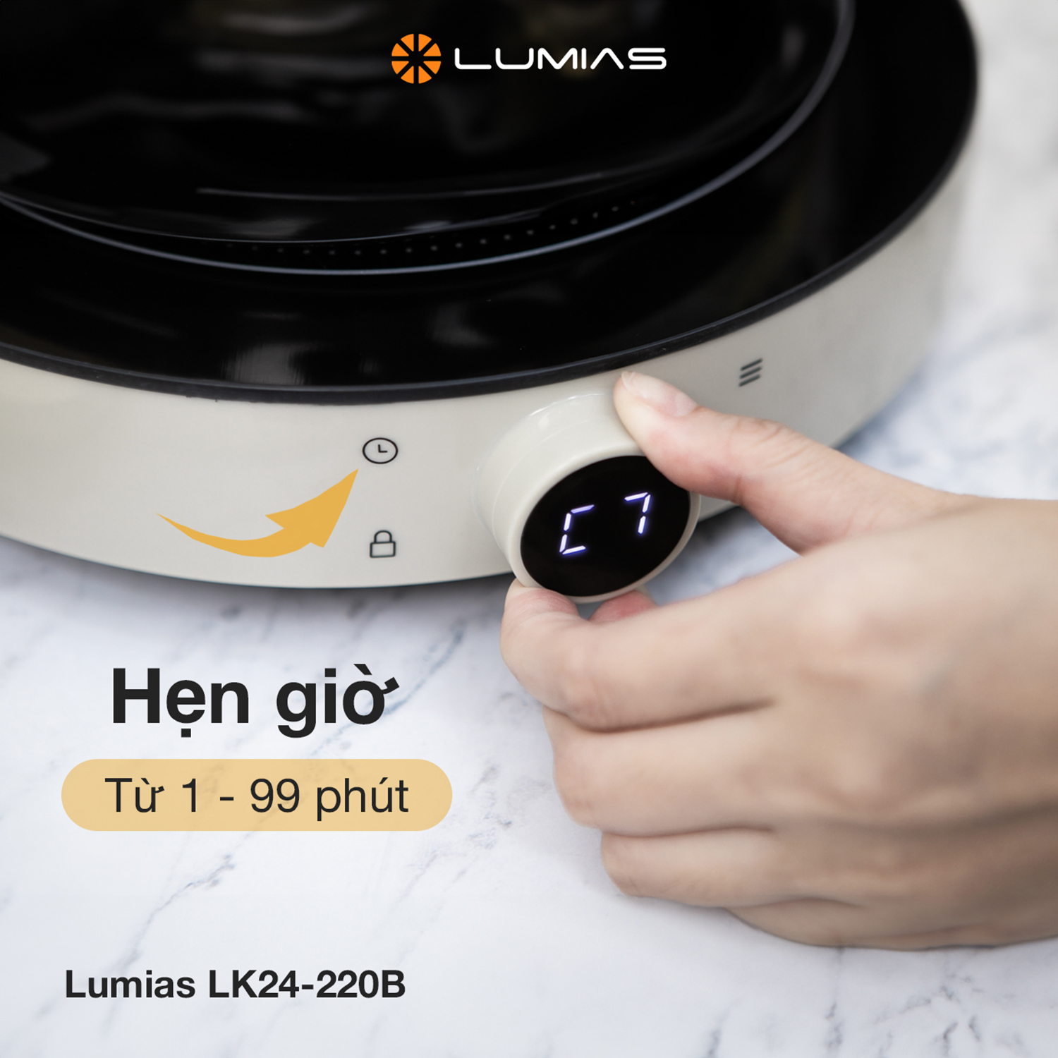 Hẹn giờ từ 1 đến 99 phút