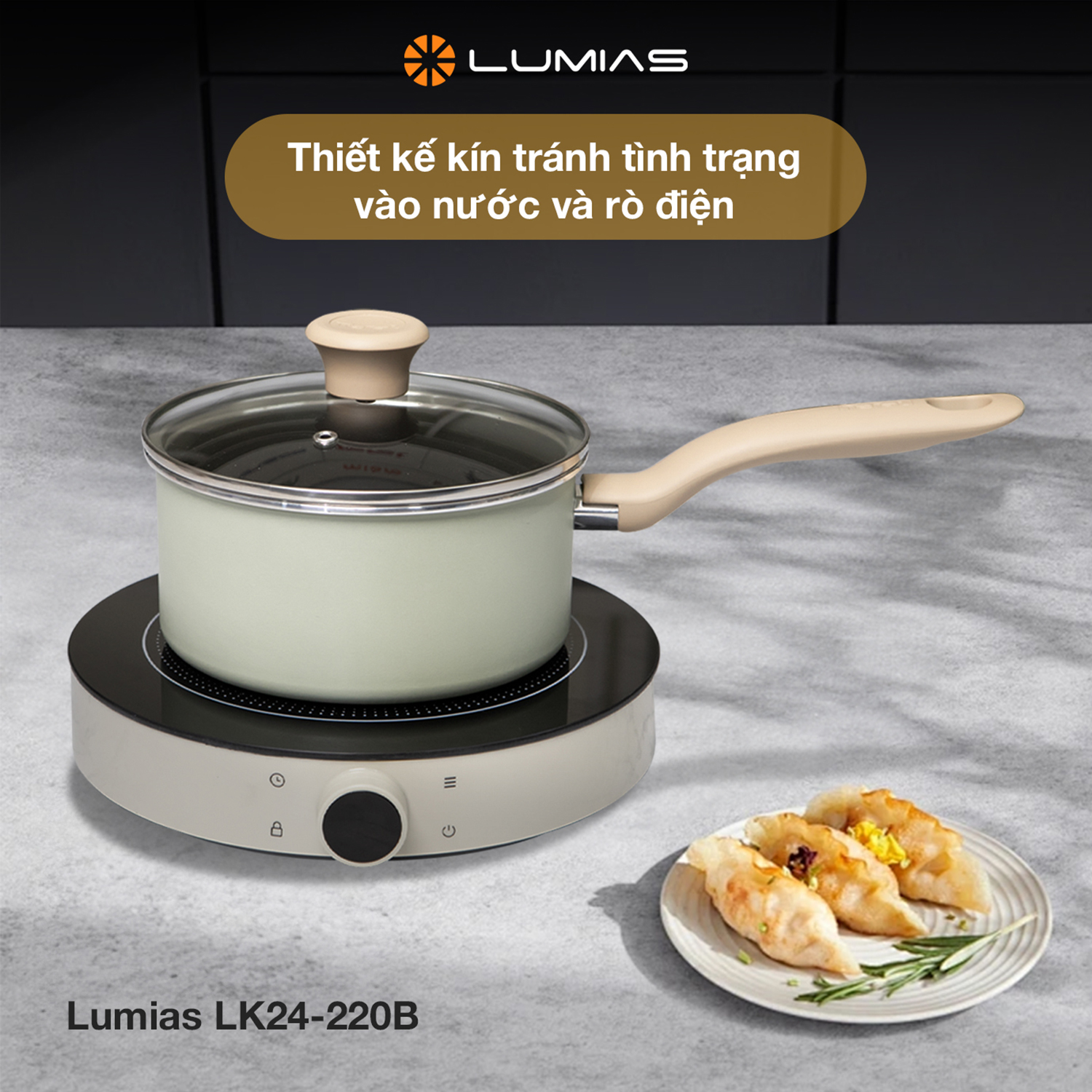 Thiết kế kín tránh tình trạng vào nước và rò rỉ điện