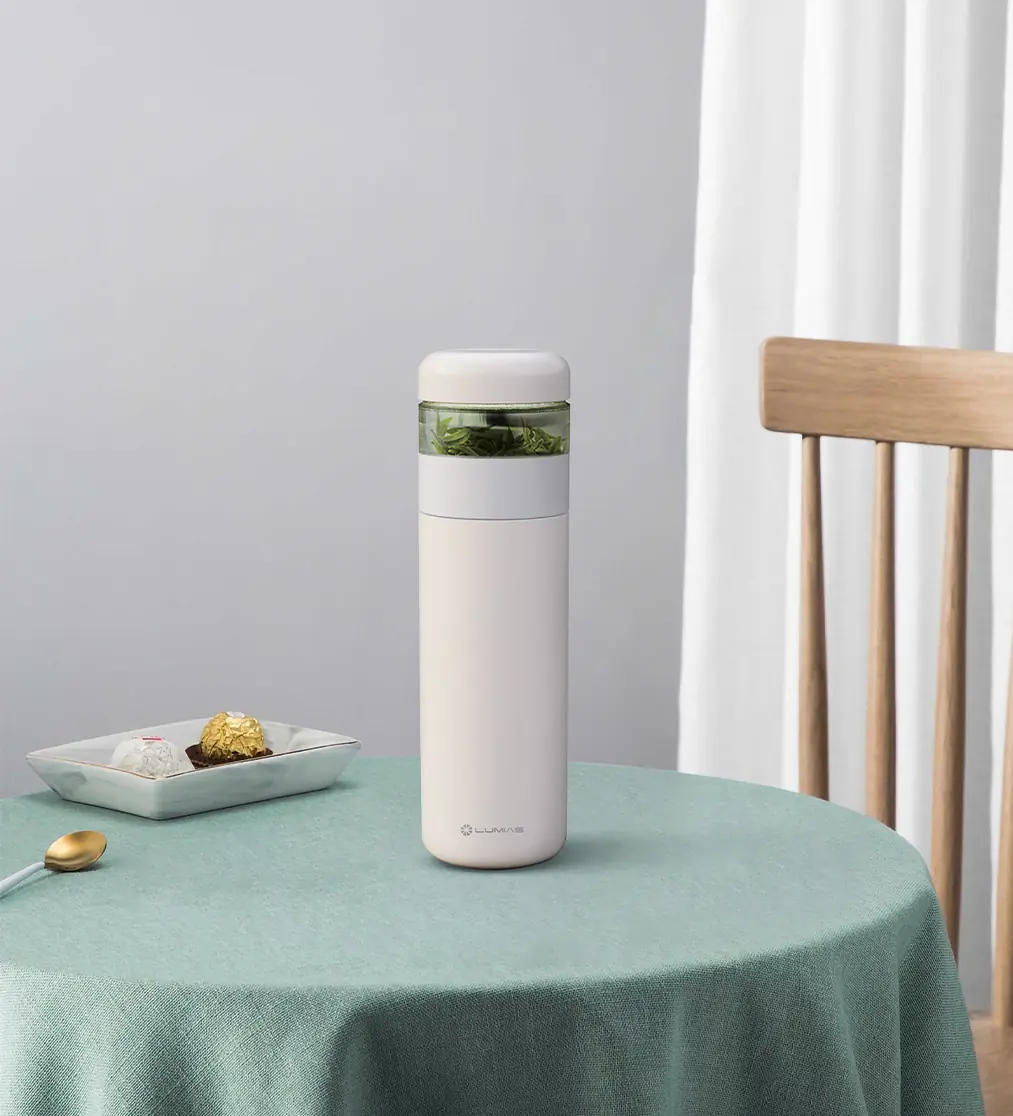 Bình giữ nhiệt LUMIAS HB-4500 400ml - Trắng - Chính hãng Bình giữ nhiệt LUMIAS HB-4500 400ml - Trắng - Chính hãng