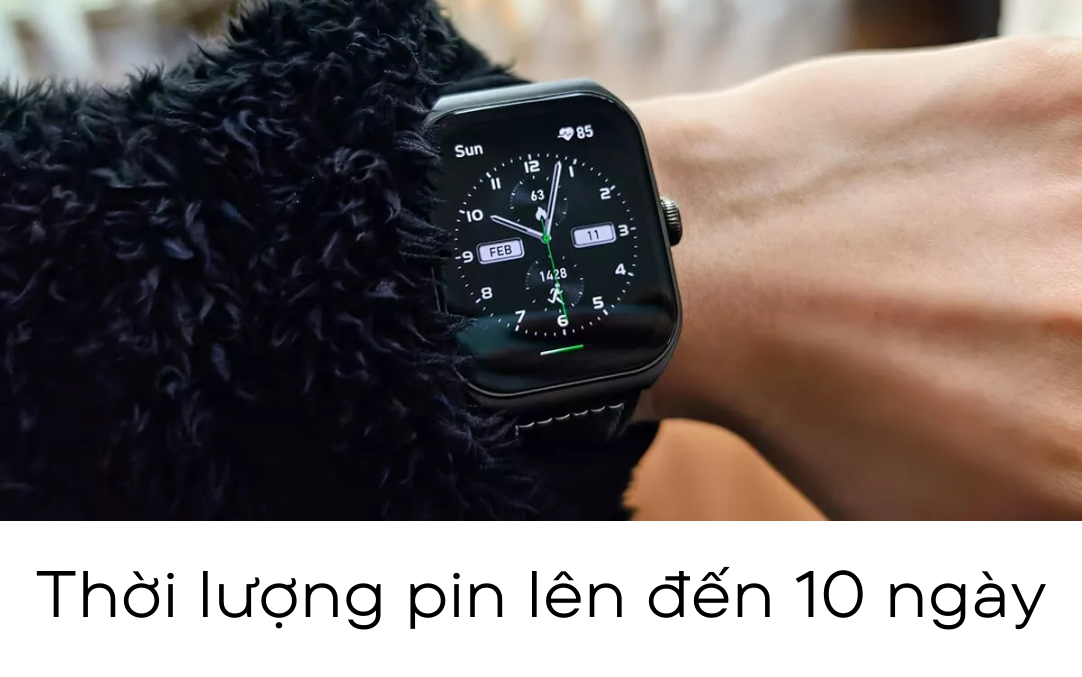 Thời lượng pin lên đến 10 ngày