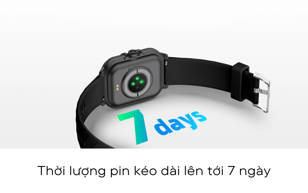 Thời lượng pin kéo dài lên tới 7 ngày