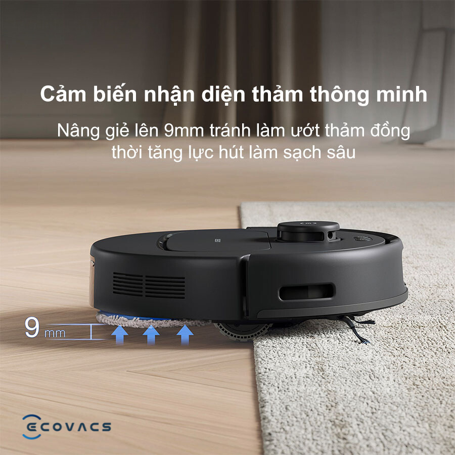 Cảm biến nhận dạng thông minh trong Ecovacs N30 Pro Omni
