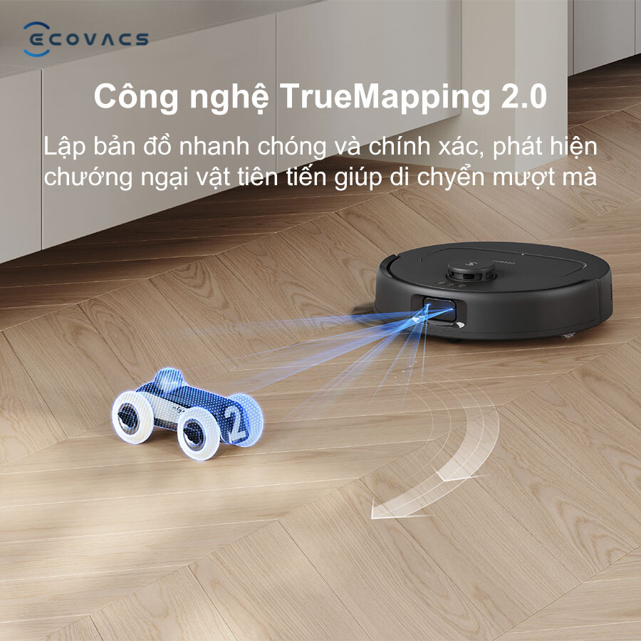 Công nghệ TrueMapping 2.0 trong Ecovacs N30 Pro Omni