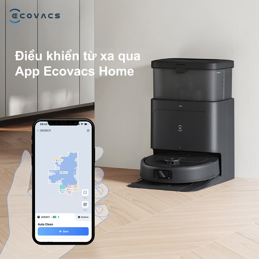 Điều khiển từ xa trong Ecovacs N30 Pro Omni