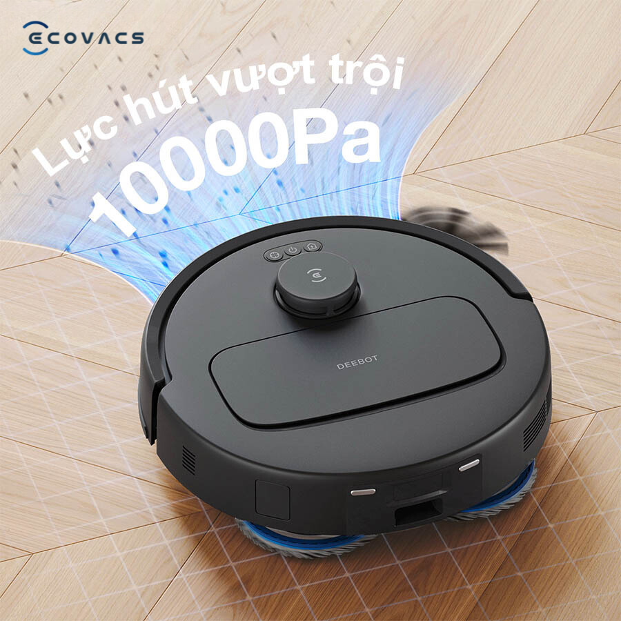 Lực hút vượt trội 10000Pa
