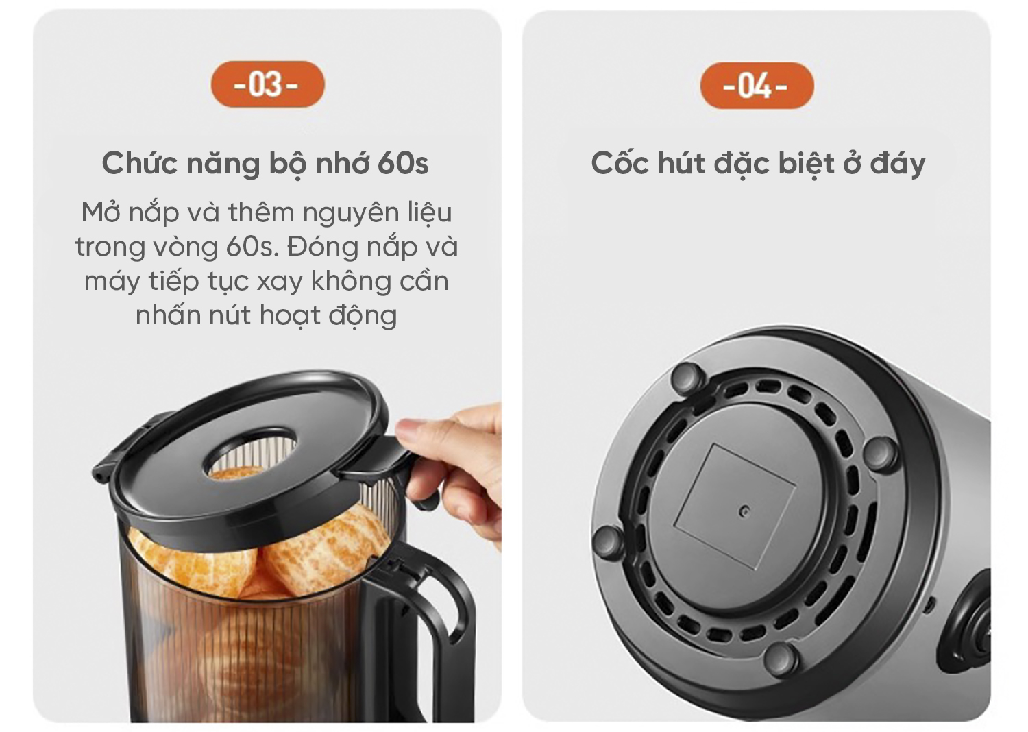 Chức năng bộ nhớ 60 giây